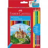 Pastelky Castell 36 farebn set+3 bi-color