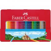 Pastelky Castell set 36 farebn v plechu s okienkom
