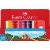 Pastelky Castell set 48 farebn v plechu s okienkom