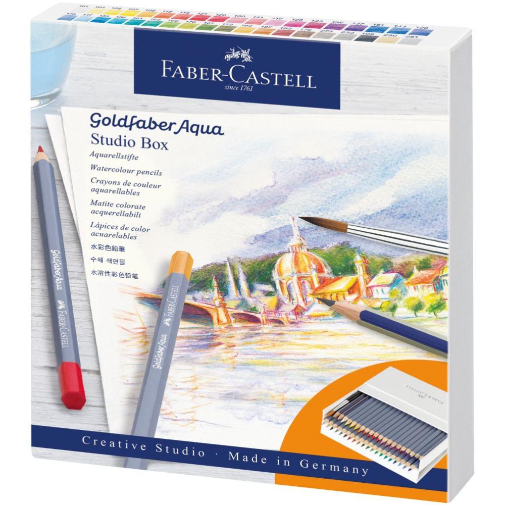 Pastelky Goldfaber Aqua-set 38 farebné-studio box