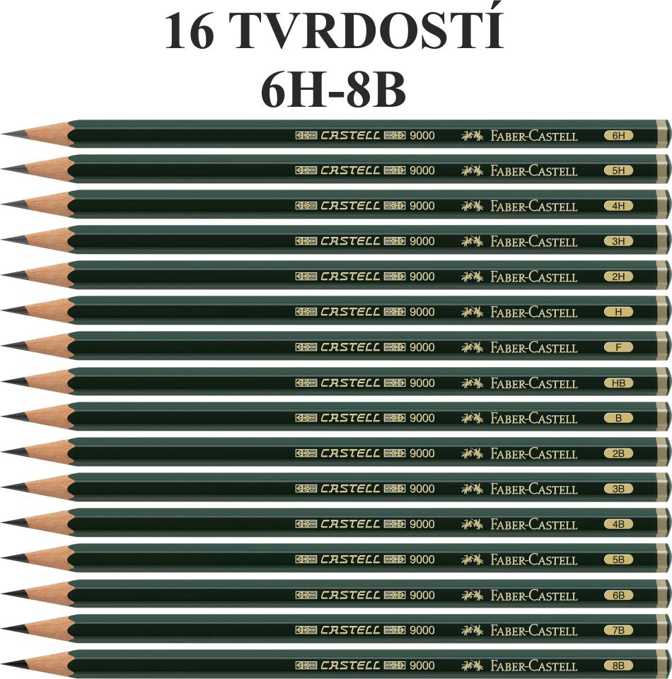 Grafitová ceruzka  Castell 9000
