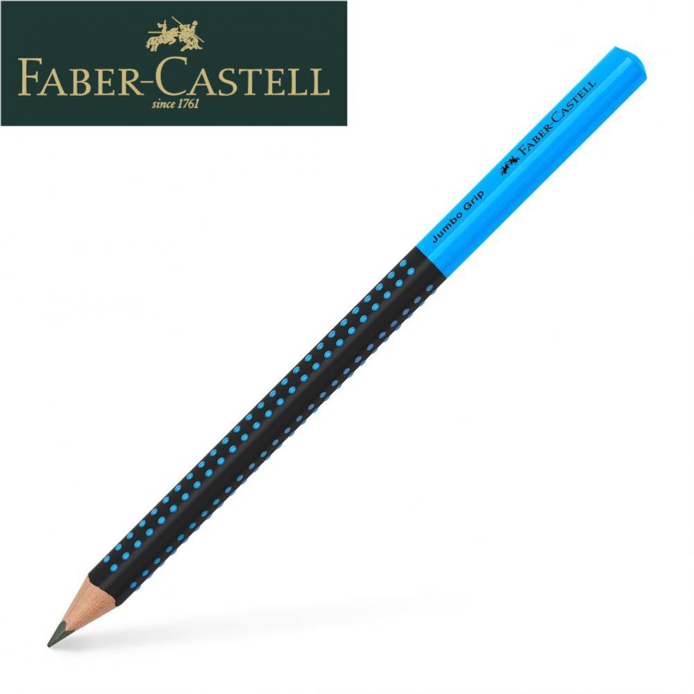 Grafitová ceruzka Grip Jumbo/HB Two Tone čierna/modrá