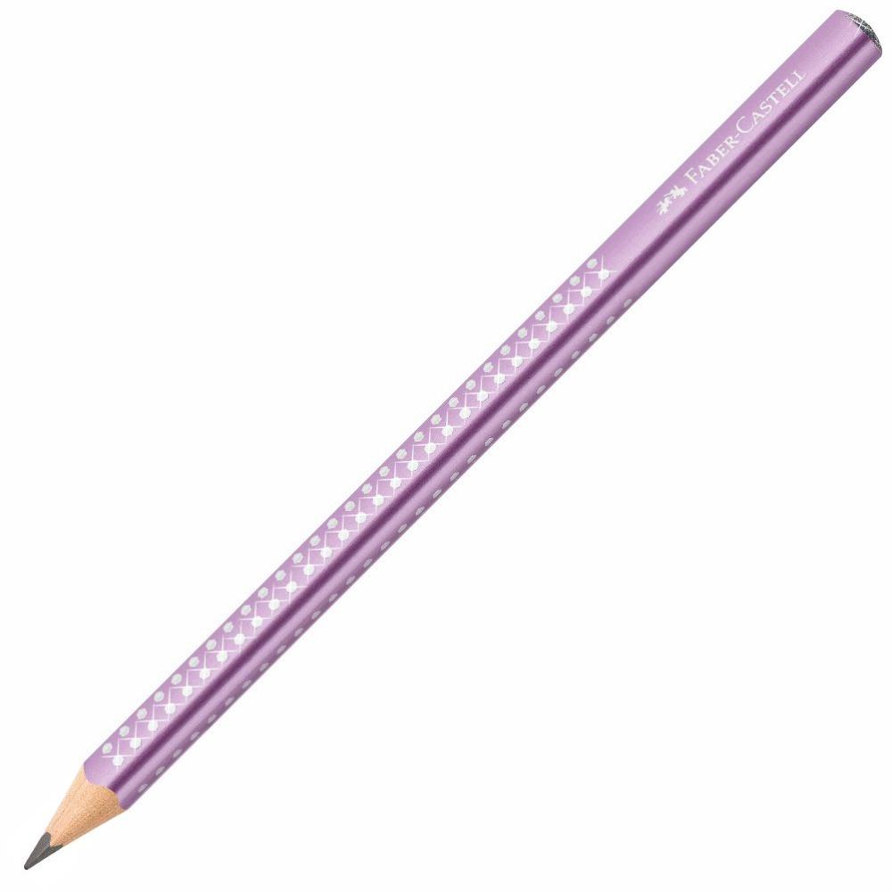 Grafitová ceruzka Jumbo Sparkle/Metallic fialová 