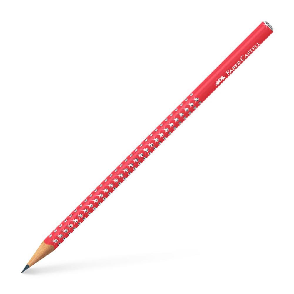 Grafitová ceruzka Sparkle /Candy Cane red