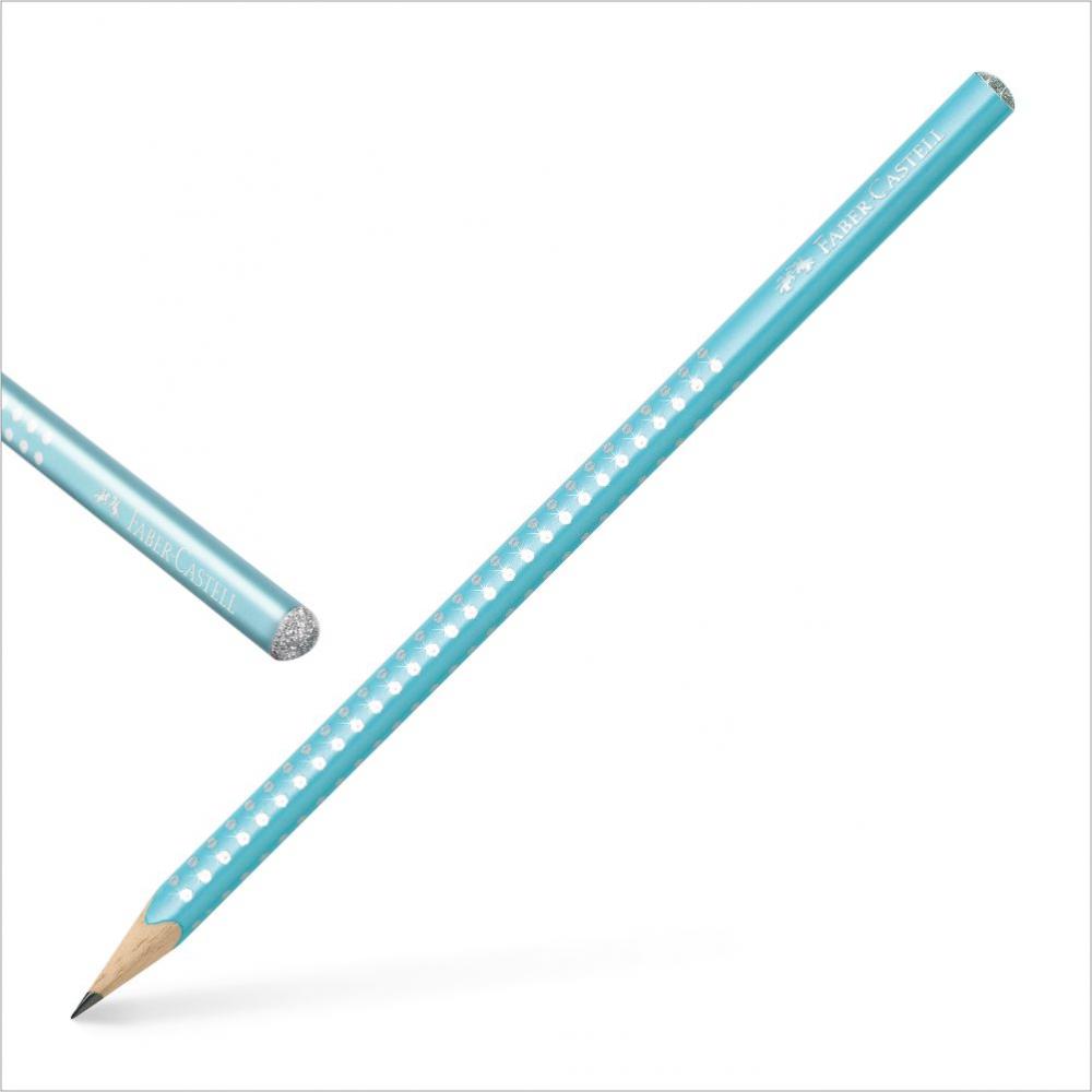 Grafitová ceruzka Sparkle/tyrkysová