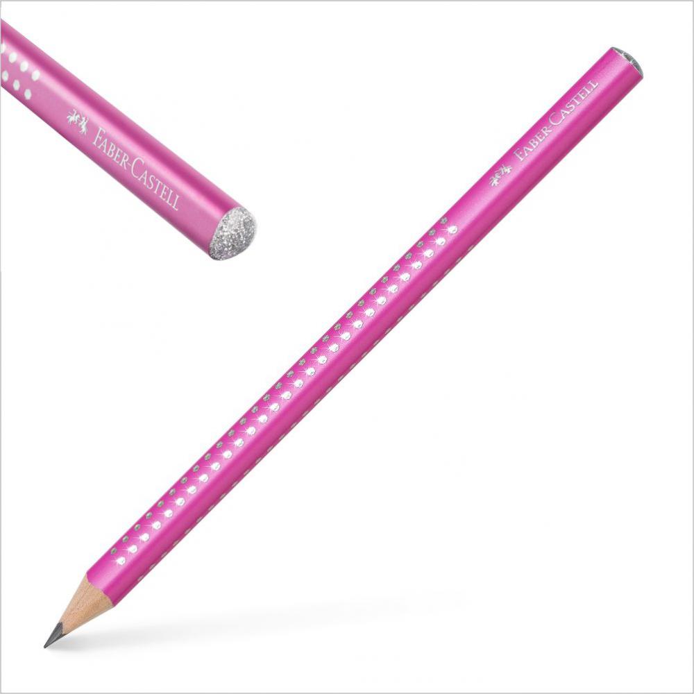 Grafitová ceruzka Jumbo Sparkle/ružová NEW