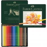 Pastelky Polychromos 24 ks plech set