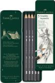 Akvarelové ceruzky set 5 ks-plech