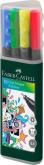Popisovae Grip Finepen 0,4 mm 10 farebn, plast