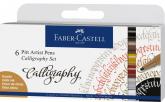 PITT kaligrafick fixky 6 farieb set
