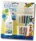 Glitrov set 11 ks trblietky + lepidlo