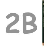 Grafitová ceruzka Castell 9000/2B