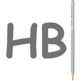 Grafitová ceruzka Grip 2001/HB strieborná