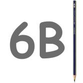 Grafitová ceruzka Goldfaber 1221/6B