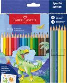 Dino Pastelky Colour Classic set 18+6 Neon a Metallic