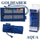Pastelky Goldfaber Aqua-set 27 farebné + štetec + strúhadlo-rolka