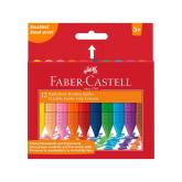 Pastelky Jumbo Grip Plastic Colour, set 12 farebn