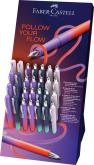 xFlow Edition Poly Ball gu���kov� per�+Poly Pen plniace per� 28 ks, stojan�ek