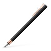 Neo Slim metal ierna ruov zlato F, plniace pero
