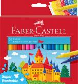 Popisovače Fibre-Tip Castle 36 farebné
