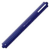 Pravtko 30 cm, Dots flexi modr/ierna