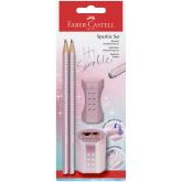Grafitov ceruzka Sparkle set metallic BL