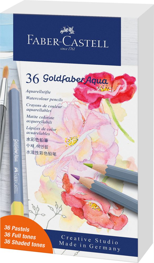 Pastelky Goldfaber Aqua-set 36 farebné darčekový set