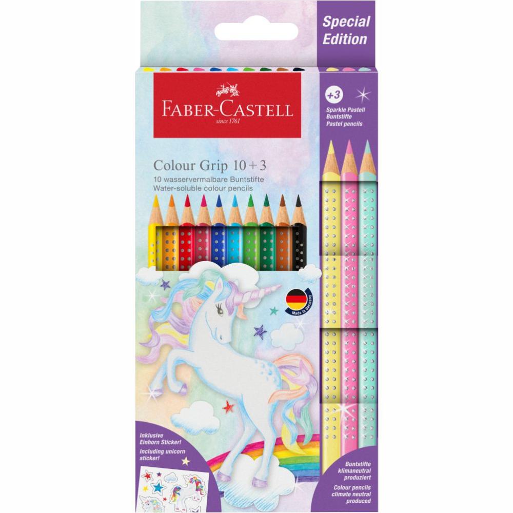 Unicorn Pastelky Colour Grip 10+3 Sparkle set
