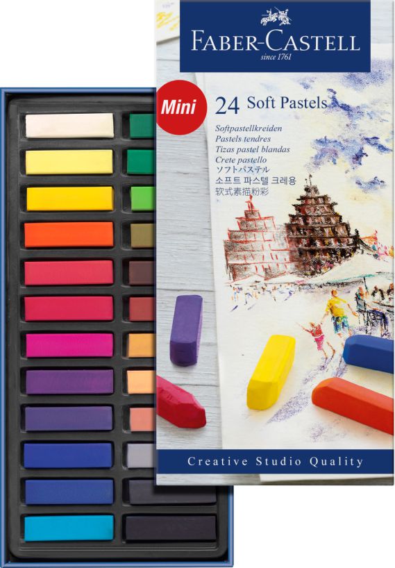 Suchý pastel Creative Studio mini set 24 farebný